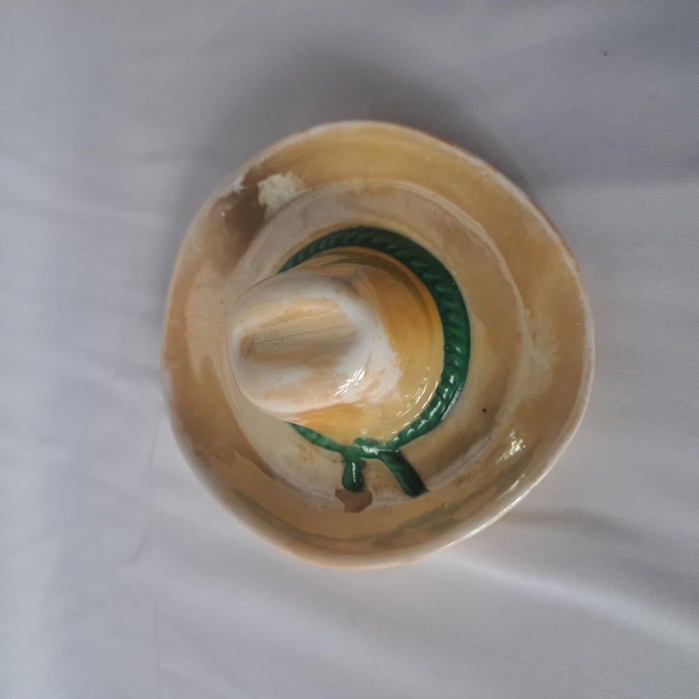Ceramic Sombrero Trinket Dish